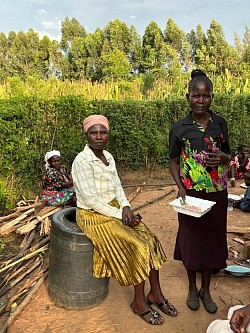 Ladies food preparation Kenya